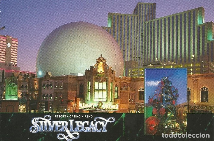 Postcards: USA. Resort. Casino. Reno. Silver Legacy. 2000. Buen estado. 10x15 cm. Postal.