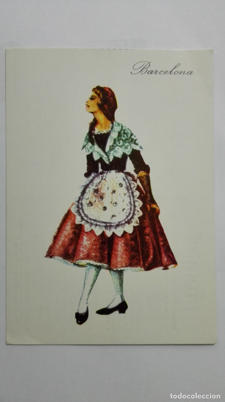 Postales: POSTAL TRAJE REGIONAL, BARCELONA - Foto 1