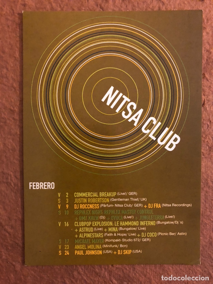 Nitsa Club Barcelona Anos 90 Tarjeta Flyer P Verkauft Durch Direktverkauf