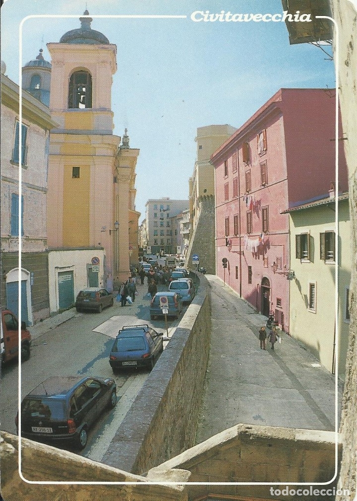 Postais: Centro storico. Hist&oacute;rico. Civitavecchia. Italia. Buen estado. 12x17 cm. Postal.