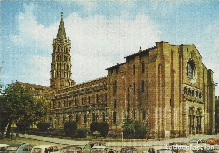 Postcards: Francia. Toulouse. Le Basilique Saint-Sernin. Buen estado. 10x15 cm. A&ntilde;os 80. Postal.