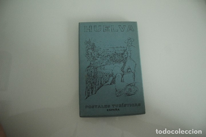 Postales: CAJA GUARDA POSTALES HUELVA - Foto 1