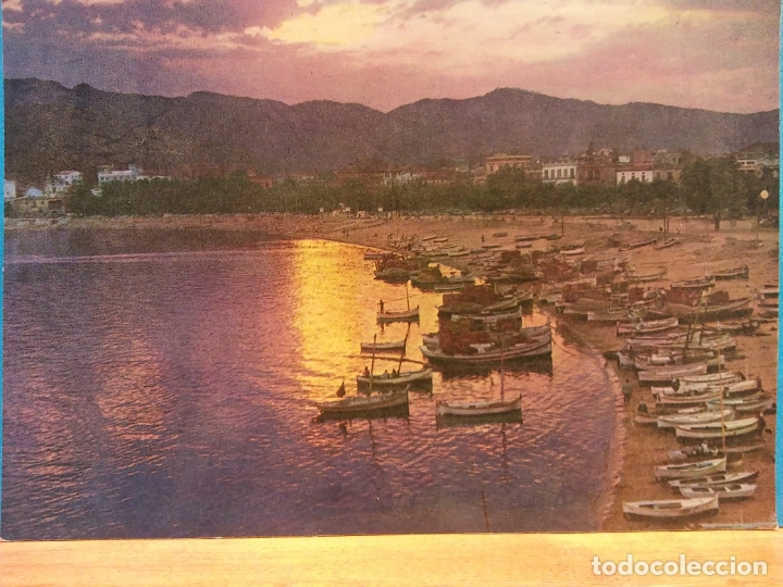 Postales: COSTA BRAVA. SAN FELIU DE GU&Iacute;XOLS. ATARDECER. N&ordm; GE 1801