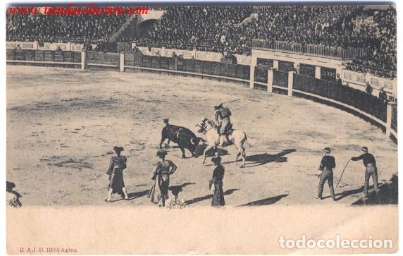 Postales: Postal antigua de toros - Foto 1