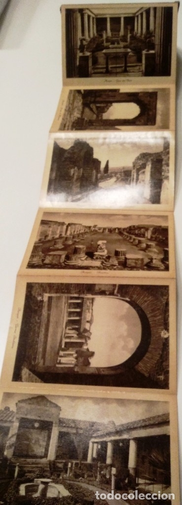 Postales: LIBRETO CON 32 POSTALES SOBRE POMPEYA - Foto 3
