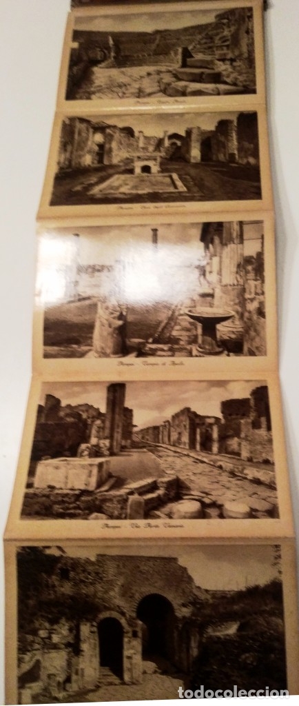 Postales: LIBRETO CON 32 POSTALES SOBRE POMPEYA - Foto 5