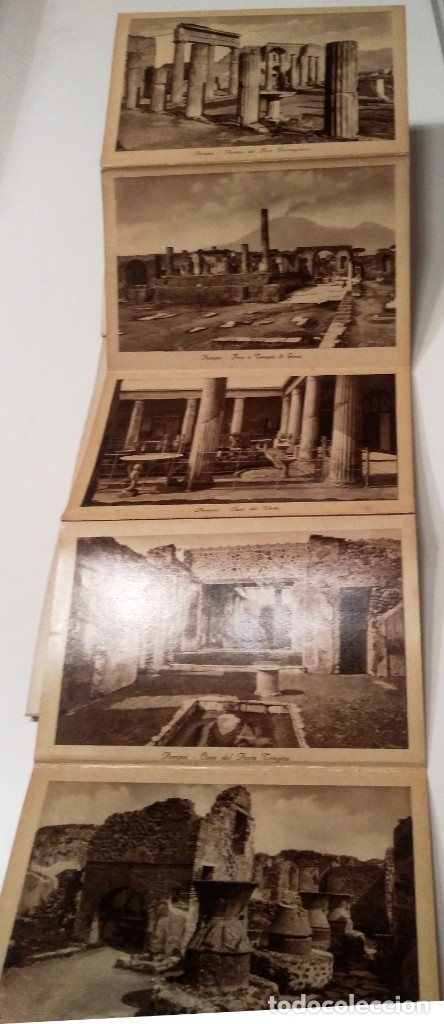 Postales: LIBRETO CON 32 POSTALES SOBRE POMPEYA - Foto 6