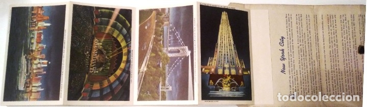 Postales: LIBRETO CON 18 DIBUJOS TIPO COMIC DE NEW YORK DE NOCHE 1947 - Foto 5