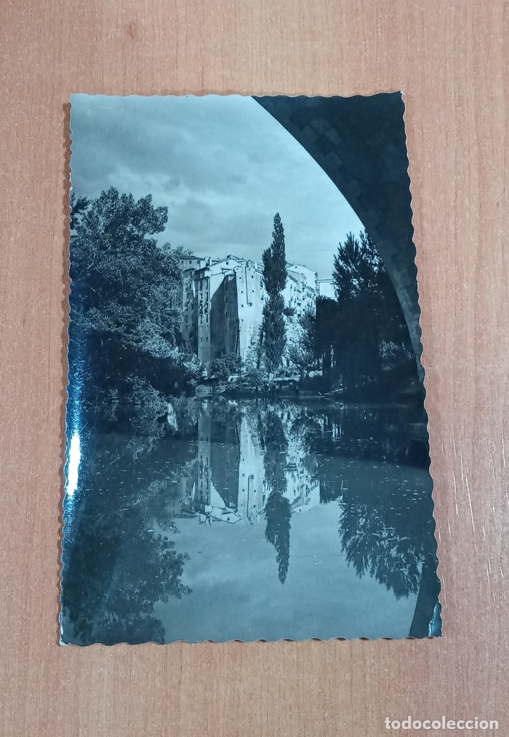Postales: ANTIGUA POSTAL CUENCA REFLEJOS DEL JUCAR - Foto 1