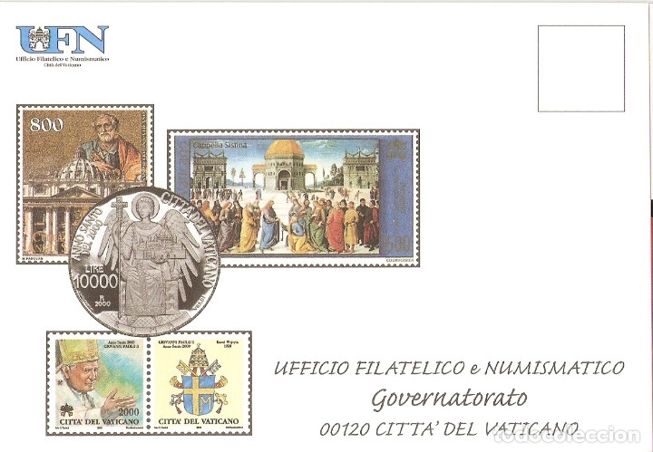 Postales: POSTAL UFFICIO FILATELICO E NUMISMATICO - VATICANO - Foto 1