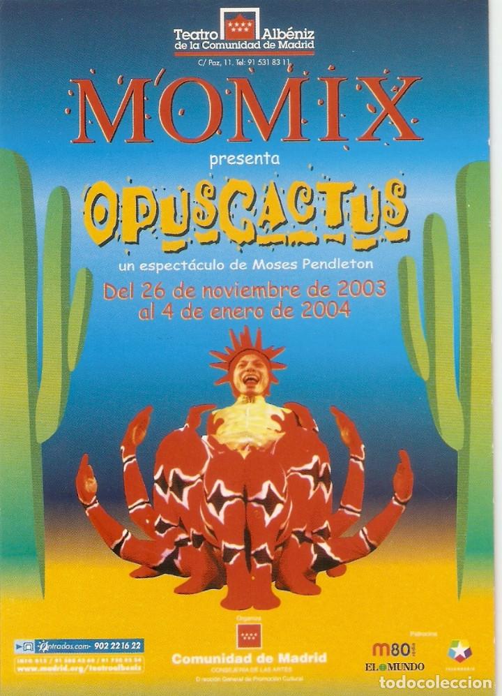 Postales: POSTAL PUBLICITARIA - POSTALFREE - OPUSCACTUS - TEATRO ALBENIZ