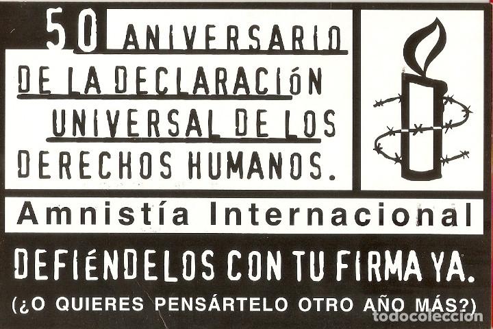 Postales: POSTAL AMNISTIA INTERNACIONAL - Foto 1
