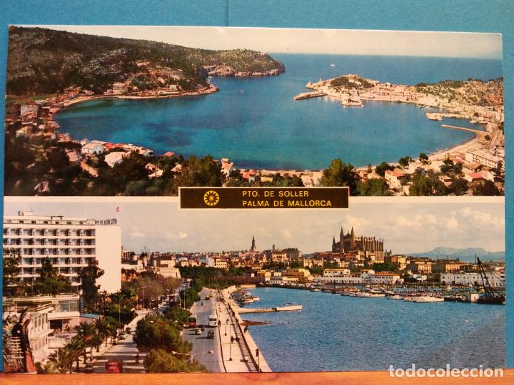 Postales: PUERTO DE S&Oacute;LLER. PALMA DE MALLORCA. USADA - Foto 1