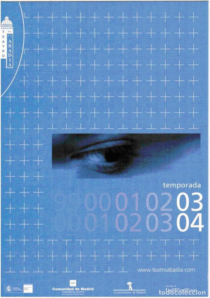 Postales: POSTAL PUBLICITARIA - POSTALFREE - TEATRO ABADIA
