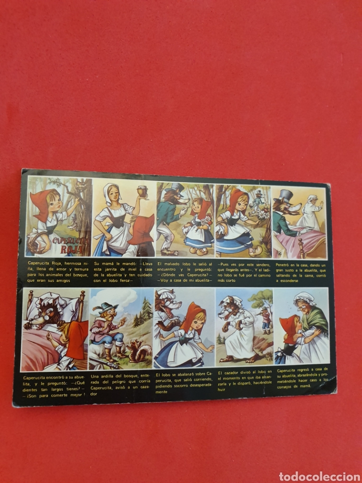 Postales: Tarjeta circulada.Caperucita Roja.1971. - Foto 1