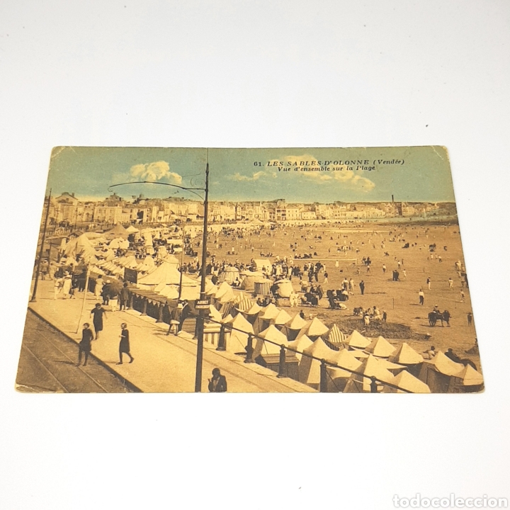 Postales: (ST.08) TARJETA POSTAL CIRCULADA - FRANCIA - N&deg;61. LES SABLES D'OLONNE