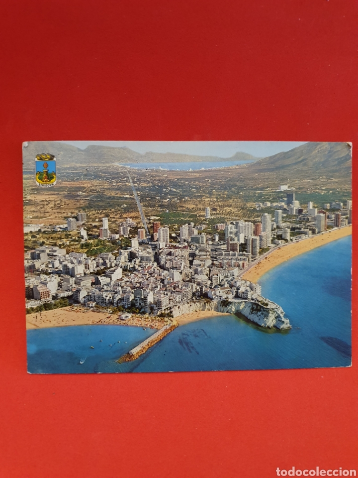 Postales: Vista Aerea.Benidorm.Circulada.1973. - Foto 1