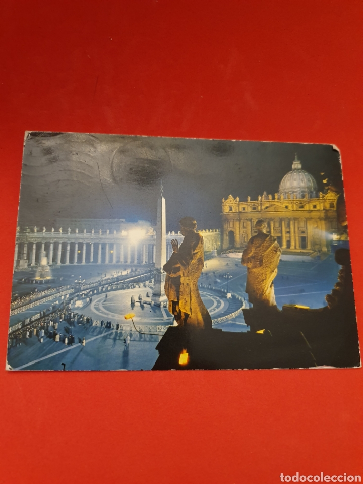 Postales: Roma.Plaza de San Pedro.Circulada. - Foto 1
