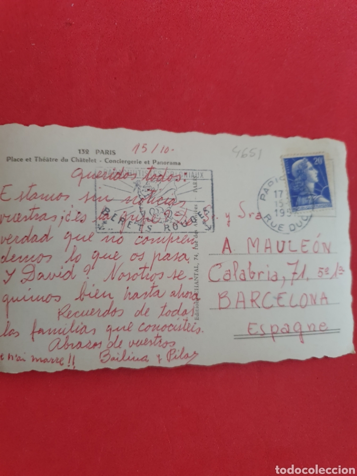 Postales: Paris.Circulada. - Foto 2