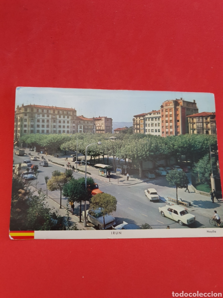 Postales: Plaza De Espa&ntilde;a.Irun.Circulada. - Foto 1