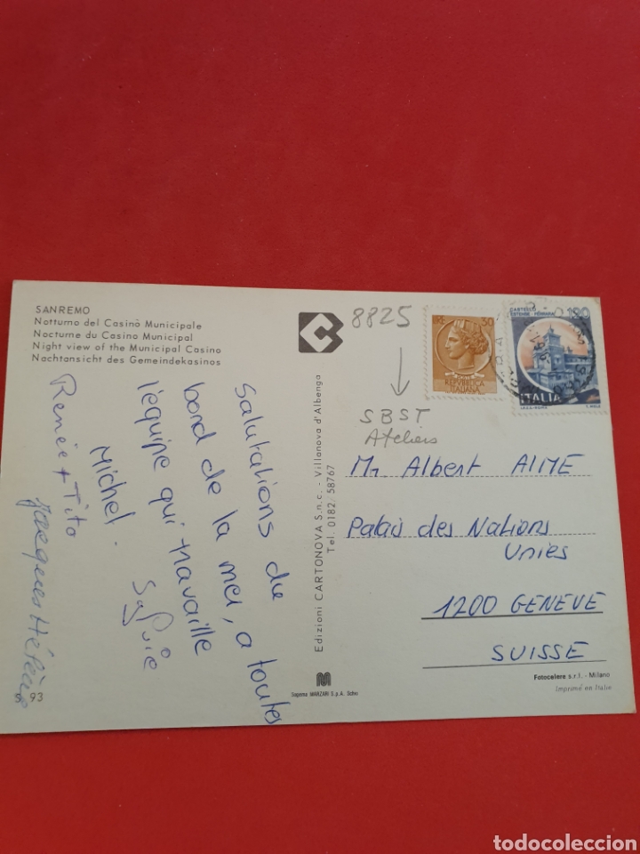 Postales: Sanremo.Circulada. - Foto 2