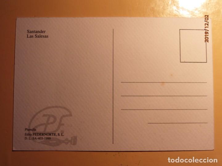 Postales: POSTALES - SANTANDER - LAS SALESAS - PLUMILLA. - Foto 2
