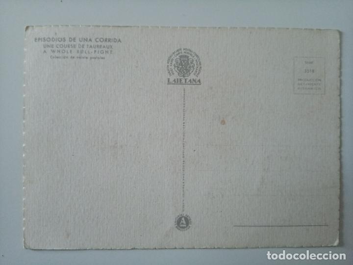 Postales: Postal Episodios de una corrida. Farol de rodillas - Foto 2