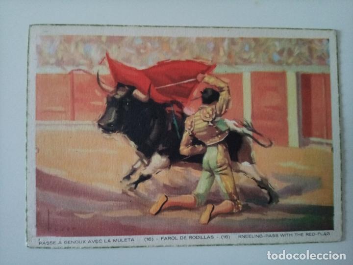 Postales: Postal Episodios de una corrida. Farol de rodillas