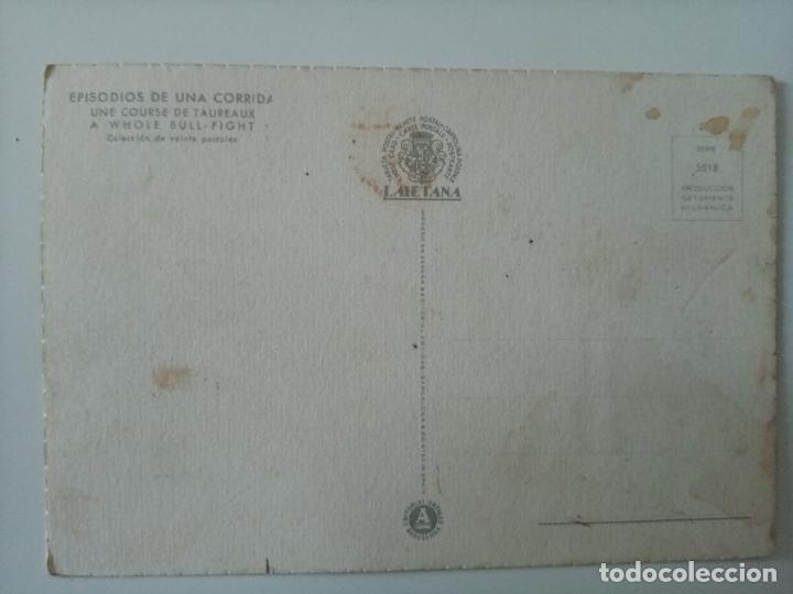 Postales: Postal Episodios de una corrida. Vuelta al ruedo - Foto 2