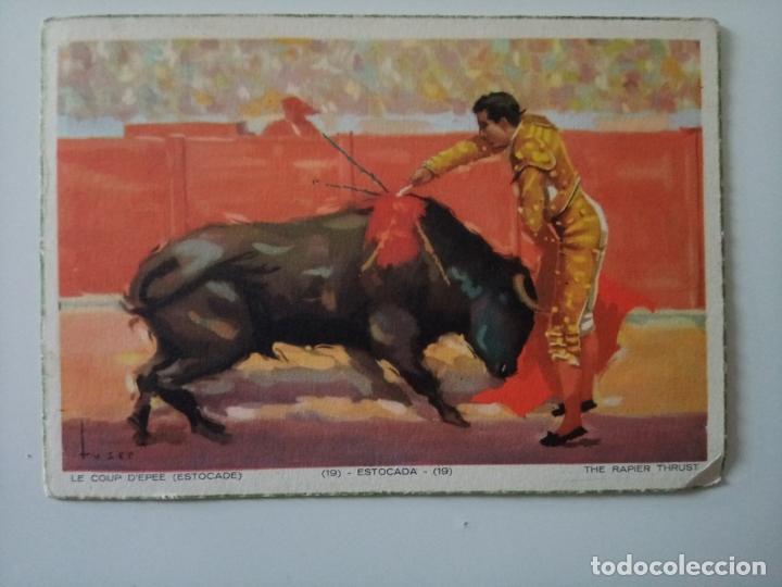 Postales: Postal Episodios de una corrida. Estocada