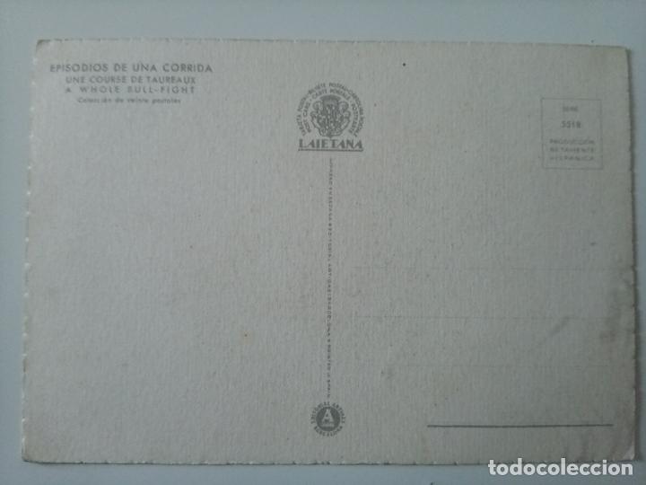 Postales: Postal Episodios de una corrida. Pase de pecho - Foto 2