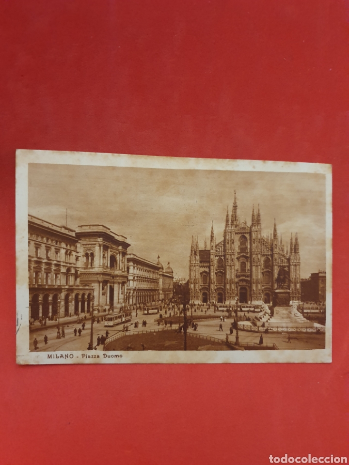 Postales: Milano Piazza Duomo.Circulada.1925. - Foto 1