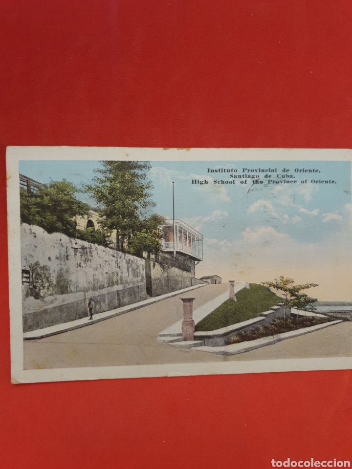 Postales: Santiago de Cuba.Instituto de Oriente.Circulada.1924. - Foto 1
