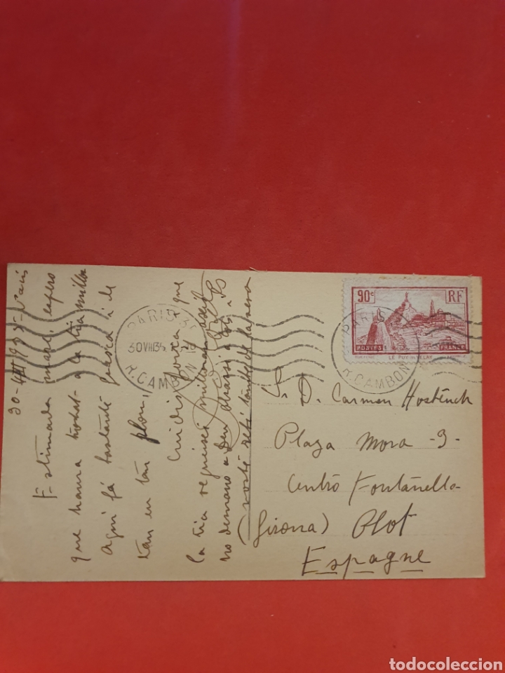 Postales: Paris.Place de la Concorde.Circulada. - Foto 2