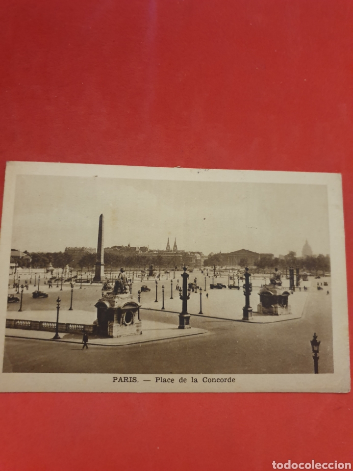 Postales: Paris.Place de la Concorde.Circulada. - Foto 1