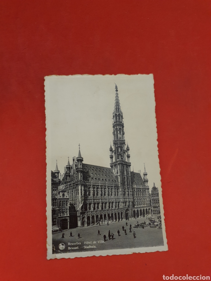 Postales: Bruselas.Hotel de Ville.Circulada. - Foto 1