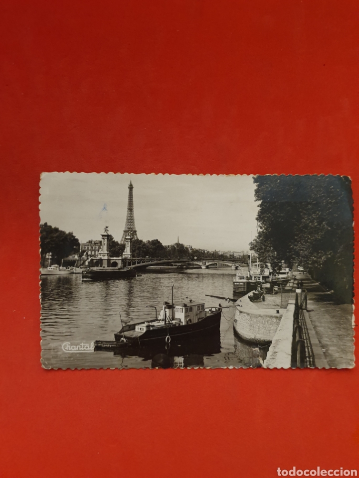 Postales: Paris.Pont de Aleixandre.Circulada.1958. - Foto 1