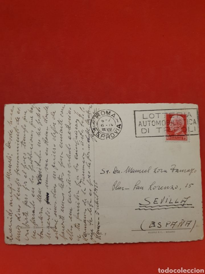 Postales: Roma.Panorama de S. Pietro.Circulada. - Foto 2