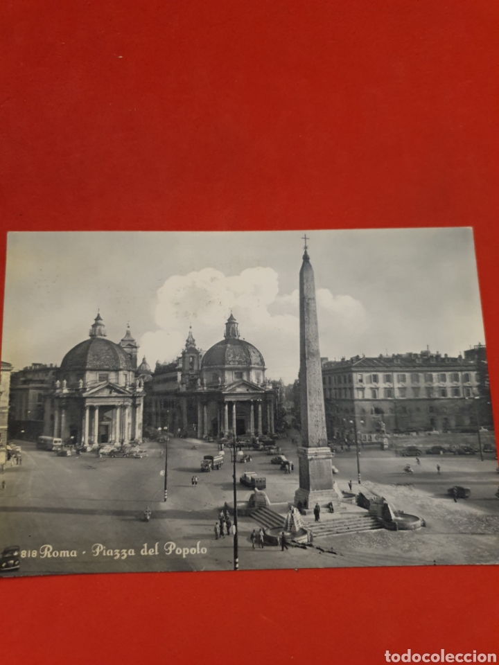 Postales: Plaza de Popolo.Roma.Circulada. - Foto 1