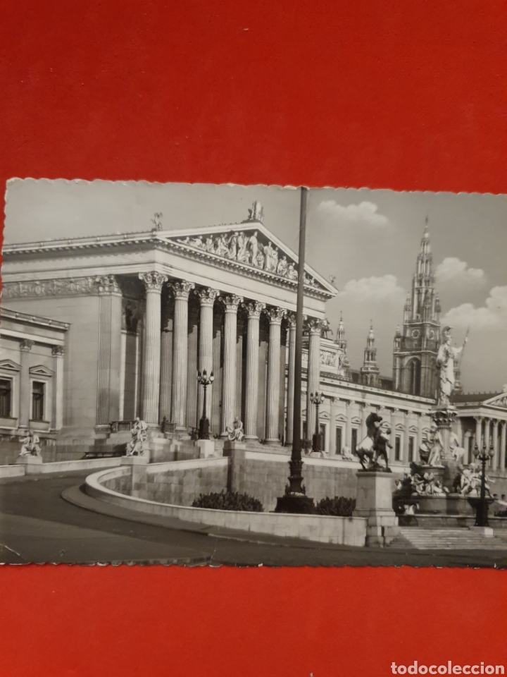 Postales: Viena.Parlamento.Circulada. - Foto 1