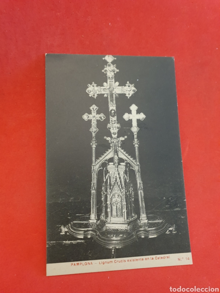 Postales: Pamplona.Lignum Crucis existente en la Catedral. - Foto 1