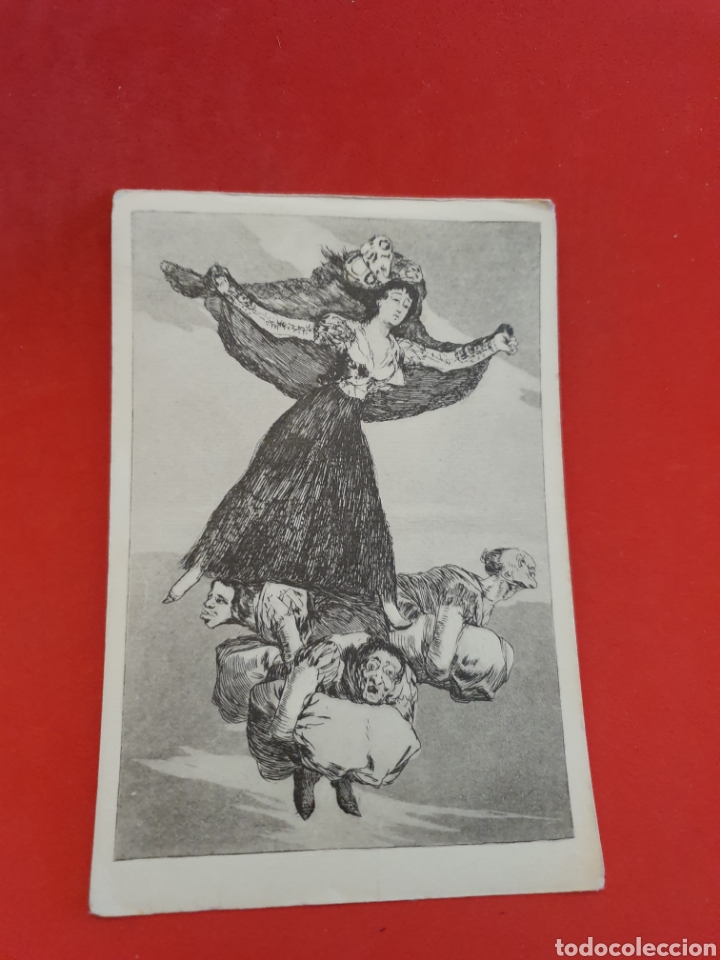 Postales: Volaverunt de la serie Los Caprichos de Goya. - Foto 1