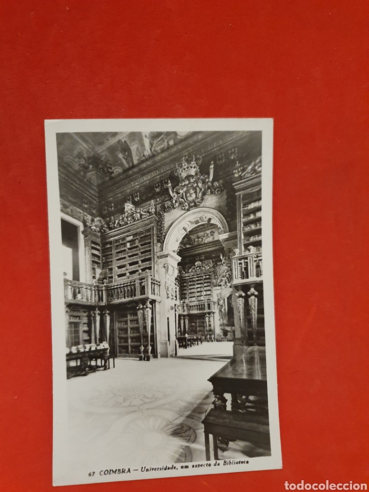 Postales: Coimbra.Biblioteca.