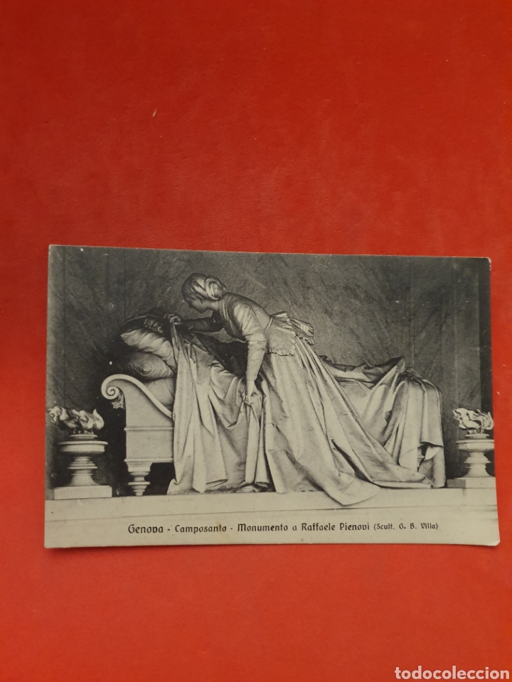 Postales: G&eacute;nova.Monumento a Raffaele Pienovi. - Foto 1