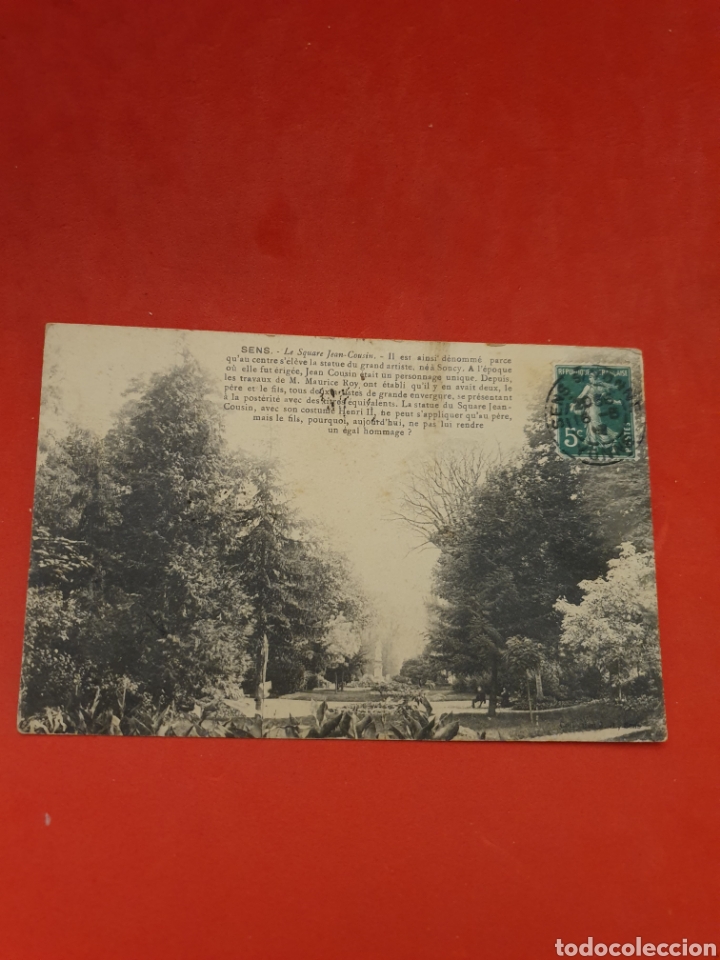 Postales: Sens. Le Square Jean-Cousin.Circulada. - Foto 1