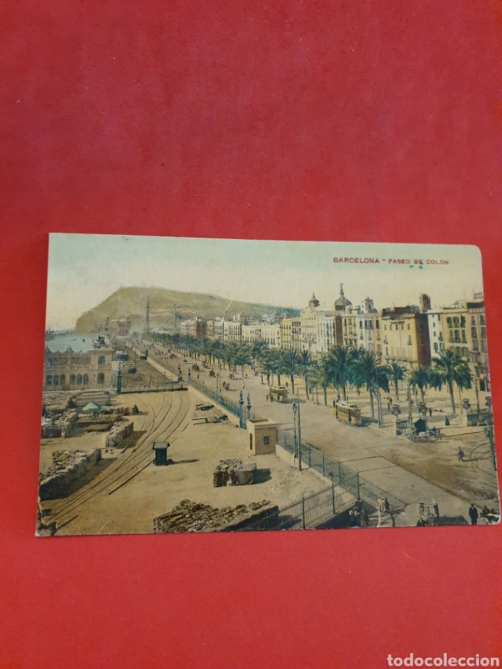 Postales: Barcelona.Paseo de Colon. - Foto 1