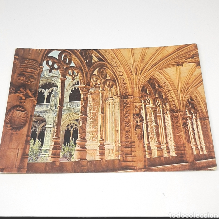 Postales: (AKT.12) POSTAL CIRCULADA . LISBOA. MOSTEIRO DOS JERONIMOS. CLAUSTRO - Foto 1
