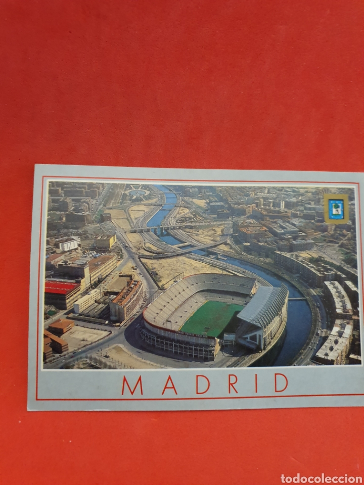 Postales: Estadio Vicente Calderon.Madrid.Circulada. - Foto 1