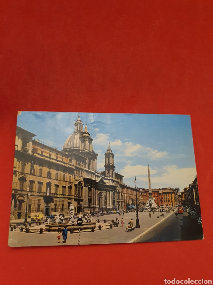 Postales: Roma.Plaza Navonna.Circulada.1985. - Foto 1