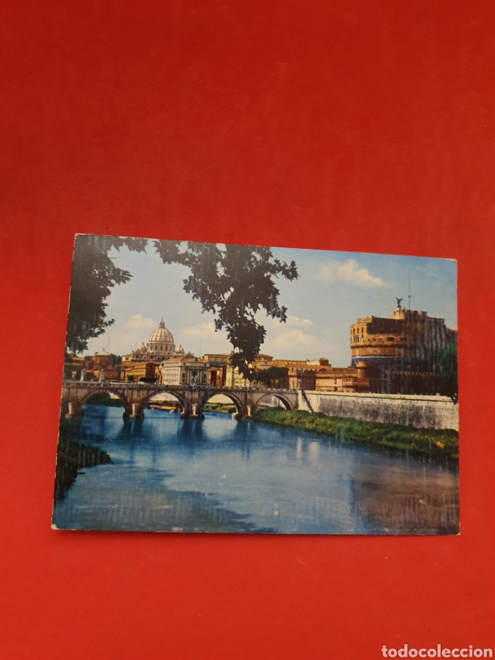 Postales: Roma.Puente de San Angelo. Circulada. - Foto 2